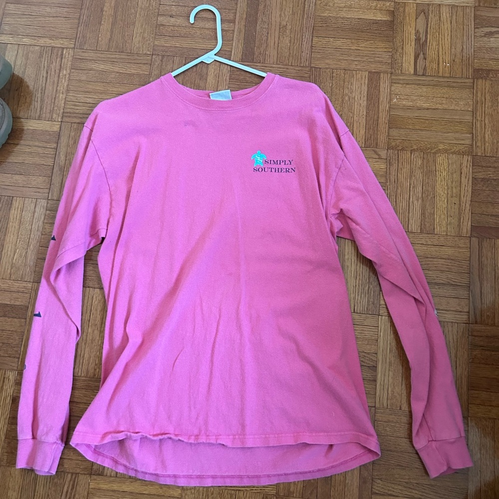 Simply Southern Pink Long Sleeve Shirt